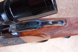 Custom made Ruger full stock falling block single shot .22 caliber rifle with extraordinary wood and engraving - 15 of 20