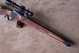 Custom made Ruger full stock falling block single shot .22 caliber rifle with extraordinary wood and engraving - 5 of 20