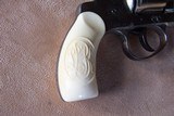 Colt Nickel New Pocket with Monogram Carved Ivory Grips in Colt Case - 14 of 20