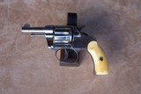 Colt Nickel New Pocket with Monogram Carved Ivory Grips in Colt Case - 4 of 20