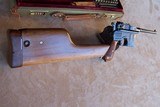 Mauser Broomhandle Cased with Stock & accessories in Trunk Style Case. 1930 C-96 Model chambered in 7.63mm. - 15 of 20