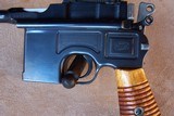 Mauser Broomhandle Cased with Stock & accessories in Trunk Style Case. 1930 C-96 Model chambered in 7.63mm. - 4 of 20