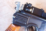 Mauser Broomhandle Cased with Stock & accessories in Trunk Style Case. 1930 C-96 Model chambered in 7.63mm. - 7 of 20