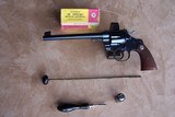 Colt Officers Model Target Revolver in .38 Special with a 7 1/2” barrel housed in a British Case with Accessories from WWII era “Battle of Britain Gun - 4 of 20