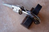 Otis Smith nickel spur trigger revolver. Chambered in .38 Short Rimfire with 2 1/2” barrel. Excellent condition Antique. - 9 of 12