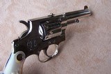 Smith & Wesson 1st Model nickel .32 Hand Ejector also know as The Model of 1896. In a British case with accessories. S&W Nickel Revolver - 13 of 20