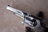 Smith & Wesson 1st Model nickel .32 Hand Ejector also know as The Model of 1896. In a British case with accessories. S&W Nickel Revolver - 10 of 20