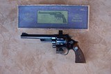 Smith & Wesson 1st Year Registered Magnum with a 7” Barrel and King Long Range Front Sight in Original S&W Box from 1935