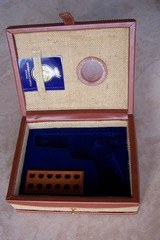 Browning Hi-Power 9mm Display Case. Custom made to display your Browning pistol. - 2 of 8