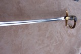 WWII Paul Weyersberg of Solinger Germany Officers Dress Sword with engraved guard - 13 of 19