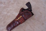 Heiser Holster carved leather for Medium size revolver i.e. Colt Officers Model Target, Official Police, Army Special - 2 of 7