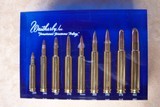 Weatherby Lucite Ammo Block of 9 Cartridges (Blue) Excellent Condition - 3 of 4