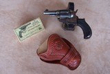 Colt Model 1877 chambered in .41 caliber with a 2 1/2” barrel. Factory checkered rosewood grips, R.M. Bachman holster and period correct ammo box - 3 of 20