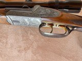 Waffen Dschulnigg Salzburg, Austria Engraved Single Shot Stalking Rifle in .270 Winchester with Kahles 2-7 Scope. German/Austrian Stalking Rifle - 7 of 20