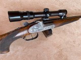 Waffen Dschulnigg Salzburg, Austria Engraved Single Shot Stalking Rifle in .270 Winchester with Kahles 2-7 Scope. German/Austrian Stalking Rifle - 4 of 20
