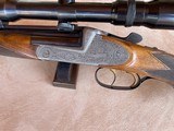 Waffen Dschulnigg Salzburg, Austria Engraved Single Shot Stalking Rifle in .270 Winchester with Kahles 2-7 Scope. German/Austrian Stalking Rifle - 12 of 20