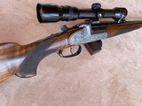 Waffen Dschulnigg Salzburg, Austria Engraved Single Shot Stalking Rifle in .270 Winchester with Kahles 2-7 Scope. German/Austrian Stalking Rifle - 11 of 20
