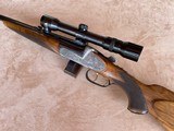 Waffen Dschulnigg Salzburg, Austria Engraved Single Shot Stalking Rifle in .270 Winchester with Kahles 2-7 Scope. German/Austrian Stalking Rifle - 3 of 20