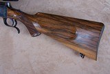 Hagn falling block Engraved Single Shot rifle chambered in .22-250 for the discriminating sportsman - 6 of 20