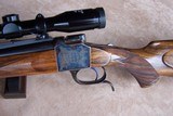 Hagn falling block Engraved Single Shot rifle chambered in .22-250 for the discriminating sportsman - 5 of 20