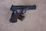 Colt 2nd Model Match Target Woodsman with the 4 1/2” Barrel, Sanderson Grips, Original Box and Paperwork - 7 of 19