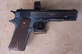 Colt Model 1911 from 1918 with Holster, Period Box of Ammo,
Colt Archive Letter and Pistol Stand - 4 of 20