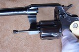 Colt Army Special .38 Special with a 5” Barrel and Factory Carved Steer Head Ivory Grips, Owned by Sheriff in Wyoming County New York - 6 of 15