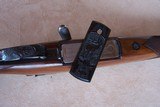 Mannlicher Schönauer Premier Grade 1956 Factory Engraved .243 Caliber Rifle in Excellent Condition - 16 of 20