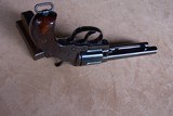 Spectacular Colt Model 1878 Etched Panel New Frontier .44-40 with original high figured checkered walnut grips - 6 of 20