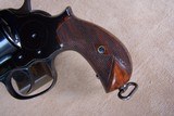 Spectacular Colt Model 1878 Etched Panel New Frontier .44-40 with original high figured checkered walnut grips - 3 of 20