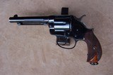 Spectacular Colt Model 1878 Etched Panel New Frontier .44-40 with original high figured checkered walnut grips - 15 of 20