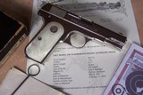 Colt Nickel 1903 Auto with Pearl Grips in the original box with accessories shipped to Lou Eppinger’s in 1935 - 10 of 20