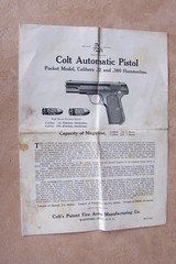Colt Nickel 1903 Auto with Pearl Grips in the original box with accessories shipped to Lou Eppinger’s in 1935 - 15 of 20