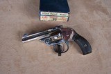 H&R 3” Nickel Hammerless .32 S&W Top Break Revolver with the Original Box in 99% Condition, Harrington & Richardson - 3 of 20