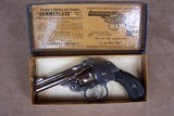 H&R 3” Nickel Hammerless .32 S&W Top Break Revolver with the Original Box in 99% Condition, Harrington & Richardson - 2 of 20