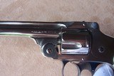 Smith & Wesson Nickel New Departure Top Break .38 with the 6” Barrel & Pearl Grips in the Original Box with paperwork - 16 of 19