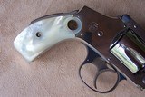 Smith & Wesson Nickel New Departure Top Break .38 with the 6” Barrel & Pearl Grips in the Original Box with paperwork - 6 of 19
