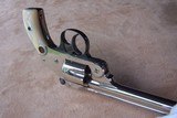 Smith & Wesson Nickel New Departure Top Break .38 with the 6” Barrel & Pearl Grips in the Original Box with paperwork - 12 of 19