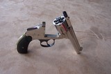 Smith & Wesson Nickel New Departure Safety Hammerless Top Break .38 with the 4” Barrel in the Original Box, 99%+ Condition - 9 of 20