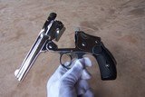 Smith & Wesson Nickel New Departure Safety Hammerless Top Break .38 with the 4” Barrel in the Original Box, 99%+ Condition - 15 of 20