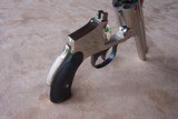 Smith & Wesson Nickel New Departure Safety Hammerless Top Break .38 with the 4” Barrel in the Original Box, 99%+ Condition - 10 of 20