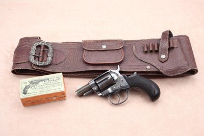 Colt Model 1877 Rare .38 with a 2” Barrel, Includes Gamblers Belt/Holster Rig - Image 8 of 20