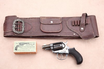 Colt Model 1877 Rare .38 with a 2” Barrel, Includes Gamblers Belt/Holster Rig - Image 1 of 20