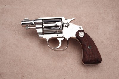 Nickel Colt Detective Special from 1937 owned by Hardin, Montana Undersheriff W.S. Brooks, includes Badge & Photo - Image 2 of 15