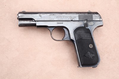Colt Model 1908 .380 Auto Shipped to the NYPD in 1913. Includes Badge, Audley holster & Officer Photo - Image 3 of 20