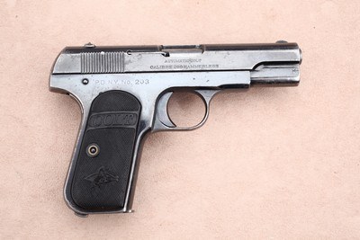 Colt Model 1908 .380 Auto Shipped to the NYPD in 1913. Includes Badge, Audley holster & Officer Photo - Image 2 of 20