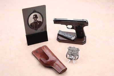 Colt Model 1908 .380 Auto Shipped to the NYPD in 1913. Includes Badge, Audley holster & Officer Photo - Image 18 of 20