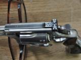 SMITH AND WESSON MODEL 34 4" NICKEL REVOLVER IN .22LR - 7 of 8