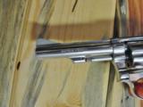SMITH AND WESSON MODEL 34 4" NICKEL REVOLVER IN .22LR - 5 of 8