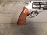 SMITH AND WESSON MODEL 27-2 NICKEL .357 REVOLVER - 6 of 8